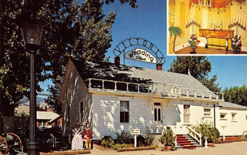 Victoria Wedding Chapel, Carson City, Nevada Garden Chapel '60s Vintage Postcard