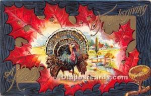  Thanksgiving Greetings Postcard 