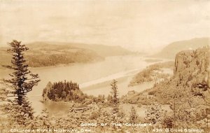 Gorge of the Columbia real photo - Columbia River Highway, Oregon OR  