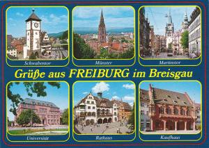 Germany Gruesse Aus Freiburg im Breisgau Multi View