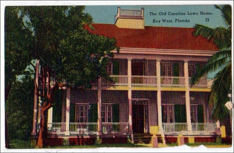 Old Caroline Lowe Home, Key West FL