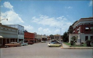 Searcy Arkansas AR Classic 1960 Cars Street Scene Vintage Postcard