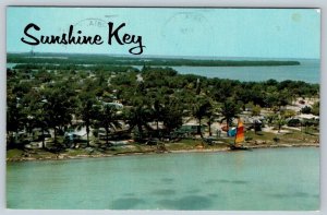 Sunshine Key Camping Resort, Florida Keys, 1987 Postcard, Dental Health Cancel