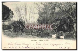 Old Postcard Beziers Lake Titan