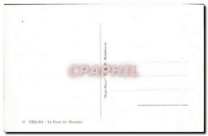 Old Postcard Thiers Le Pont du Moutier