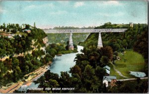 KY-Kentucky, High Bridge Antique Vintage Postcard KJ13
