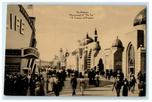 1933 The Midway Playground of the Fair, A Century of Progress IL Postcard 