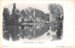 Saint Flour France Vue Generale Scenic View Antique Postcard J75625