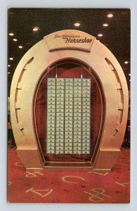 One Million Dollars Horseshoe Casino Las Vegas NV UNP Chrome Postcard F19