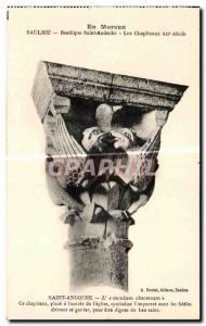 Old Postcard En Morvan Saulieu Basilique Saint Andoche The Capitals