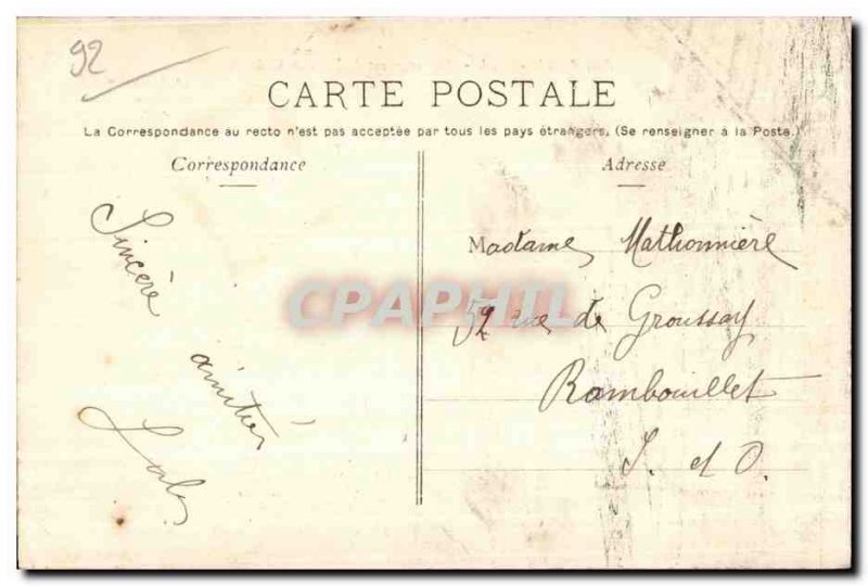 Old Postcard Parc de St Cloud Location The Old Chateau