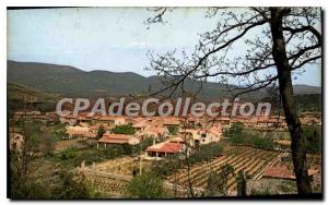 The Modern Postcard Scenic Sites Provence Rougieres General view of the village