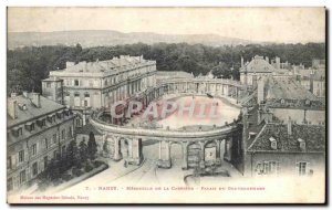 Old Postcard Nancy Hemicycle Palais De La Carriere From the Government