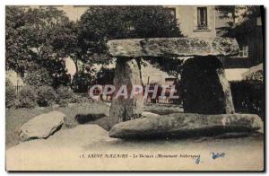 Old Postcard Dolmen Menhir Saint Nazaire