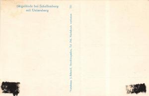 SCHELLENBERG GERMANY SKIGELANDE MIT UNTERSBERG PHOTO POSTCARD c1930s