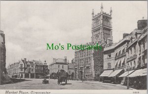 Gloucestershire Postcard - Cirencester Market Place  RS37068