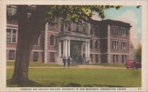 Postcard Forestry Geology Building University New Brunswick Fredericton Canada