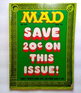 MAD Magazine March 1983 Issue No 237 Poltergeist Movie Parody Satire Parody