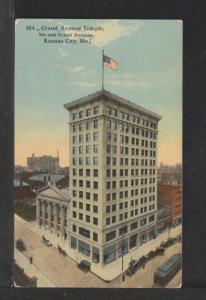 Grand Avenue Temple,Kansas City,MO Postcard 