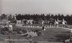 Home Farm Model Village Hastings Vintage Real Photo Postcard