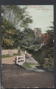 Sussex Postcard - Poynings Church, Near Brighton   RS10958