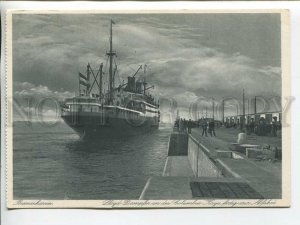 464247 Germany Bremerhaven ocean liner Columbia Vintage postcard