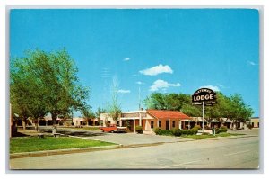 Gate Way Lodge Motel Fort Stockton Texas TX Chrome Postcard U5