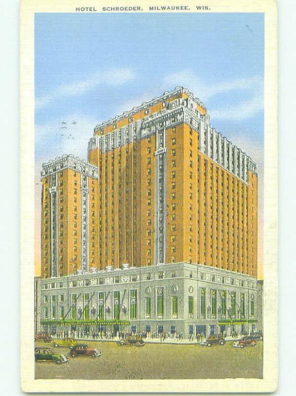 Linen SCHROEDER HOTEL Milwaukee Wisconsin WI HQ3317