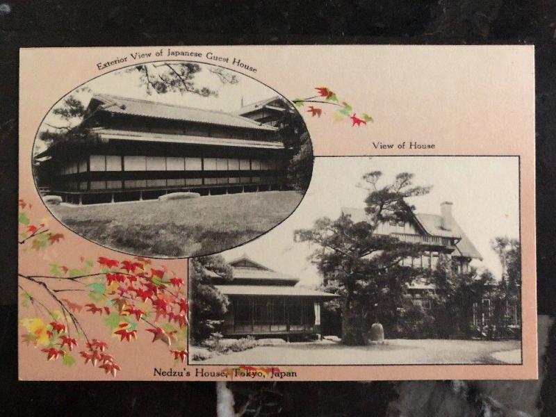 Mint Japan Real Picture Postcard Nedzus House Tokyo