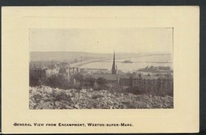 Somerset Postcard - General View From Encampment, Weston-Super-Mare   RS9789