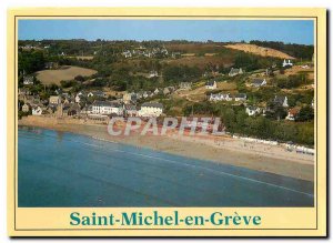 Postcard Modern Colors of Brittany Cote des Bruyeres Saint Michel en Greve ge...