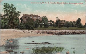 Postcard Residence WHS Woods Meads Point Greenwich  CT