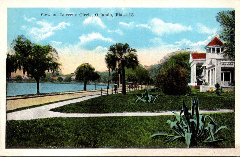 Florida Orlando View On Lucerne Circle