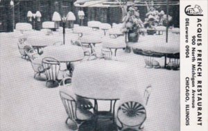 Illinois Chicago Jacques French Restaurant Winter Dining Room