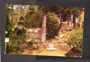 AL Ave Maria Grotto Miniatures Church Cullman Alabama Postcard