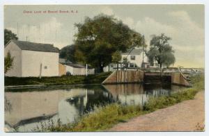 NJ Canal Lock, Bound Brook 1910