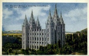 The Great Mormon Temple - Salt Lake City, Utah UT  