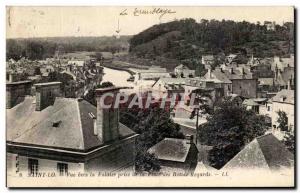 Postcard Old Saint Lo View From The Cliff Jack De La Place Des Beaux Regards