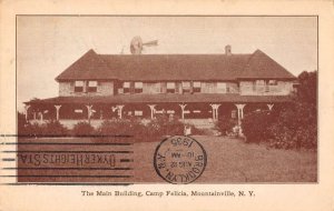 Mountainville New York Camp Felicia Main Building Vintage Postcard AA25079