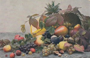 Still life with fruits c.1918 postcard