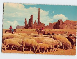 Postcard Flock On The Dunes, Monument Valley, Arizona