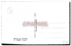 Postcard Old Chateau St Eusage Rogny (Yonne)