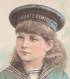 1883 Child Sailor Suit Hunts Remedy Quack Medicine  P4