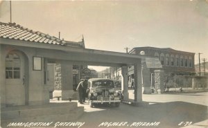 Postcard RPPC Arizona Nogales Immigration Gateway E-73 Cook 23-10736