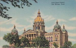 Iowa Des Moines State Capitol Building Curteich