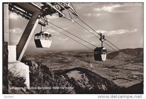 RP, Brauneck-Bergbahn, Blick Ins Isartal, Lenggries (Bavaria), Germany, 1920-...