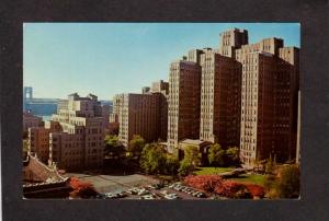 NY Columbia Presbyterian Medical Center Hospital New York City NYC Postcard