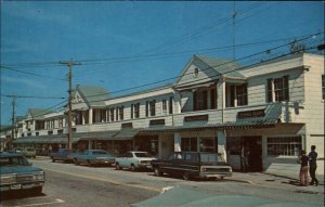 Watch Hill Rhode Island RI Station Wagon Classic 1970s Cars Vintage Postcard