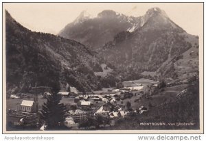 Switzerland Montbovon Vue Generale Real Photo