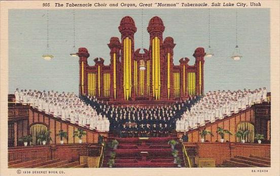 The Tabernacle Choir And Organ Great Mormon Tabernacle Salt Lake City Utah